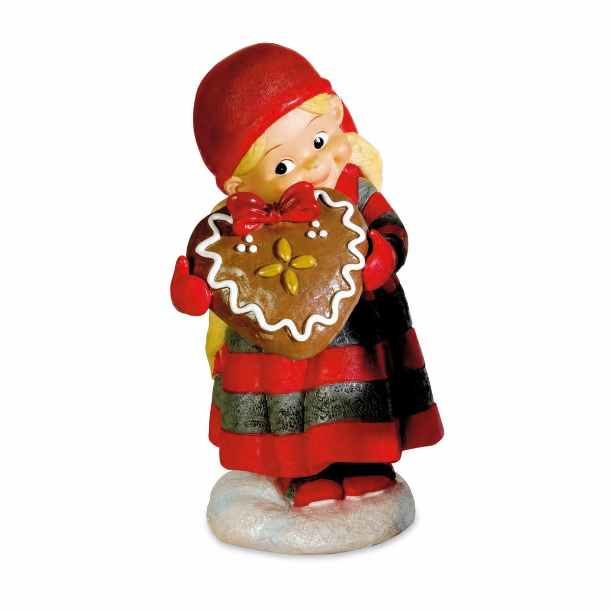 BABY ELF WITH GINGERBREAD HEART 