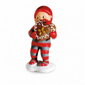 BABY ELF WITH GINGERBREAD HEART 