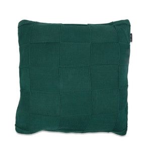 Valens pude grøn strik 45 cm x 45 cm