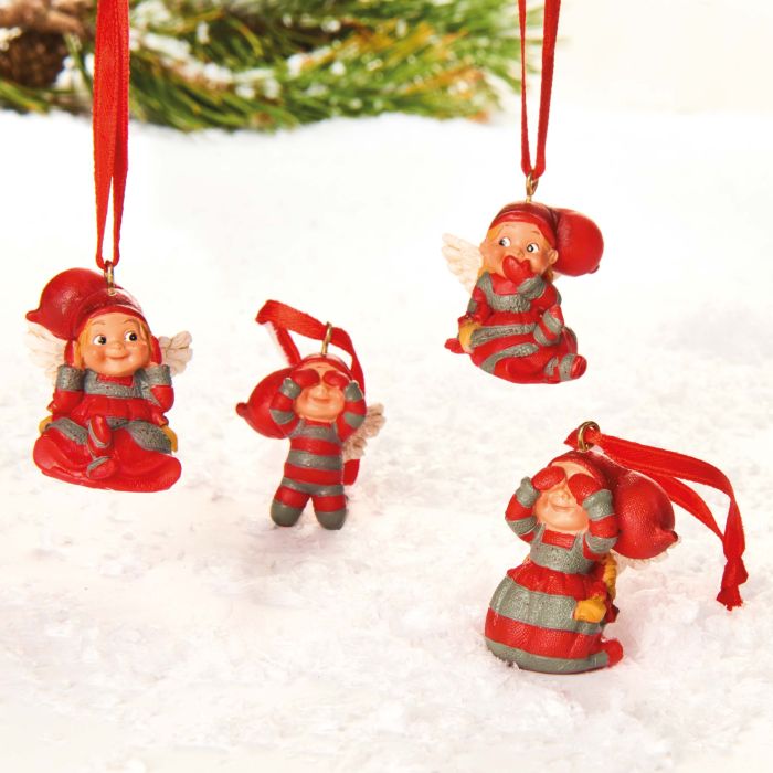 Babynisser med vinger i æske 4-pak