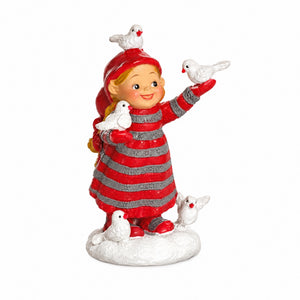 BABY ELF WITH DOVES