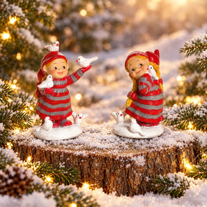 BABY ELF WITH DOVES