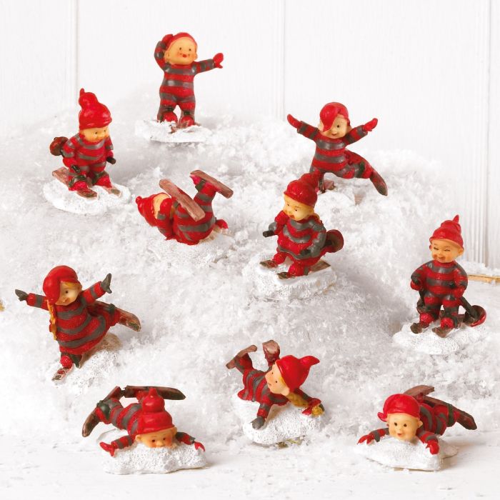 Babynisser på ski 5-pak