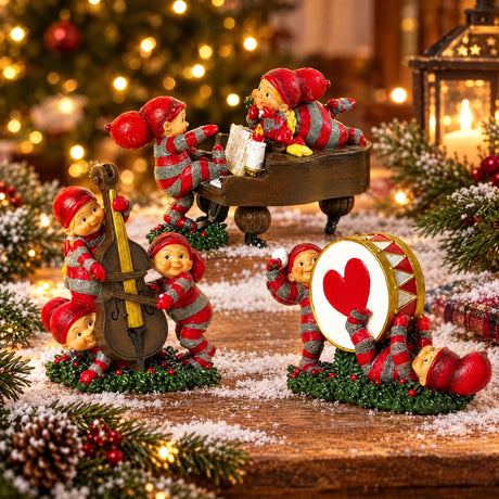 BABY ELVES WITH INSTRUMENTS