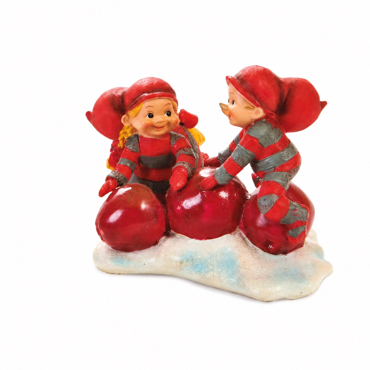 BABY ELVES WITH APPLES