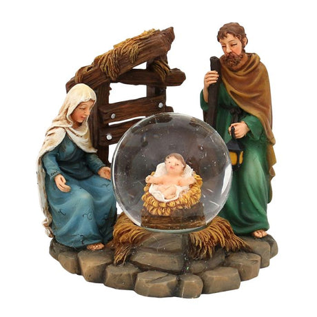 Snekugle hellige familie 9,5 cm høj