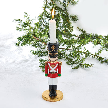 Candlestick with soldier in uniform from Pobra