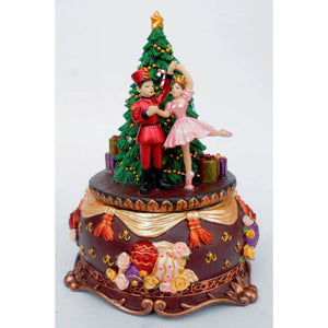 Music box with nutcracker soldier