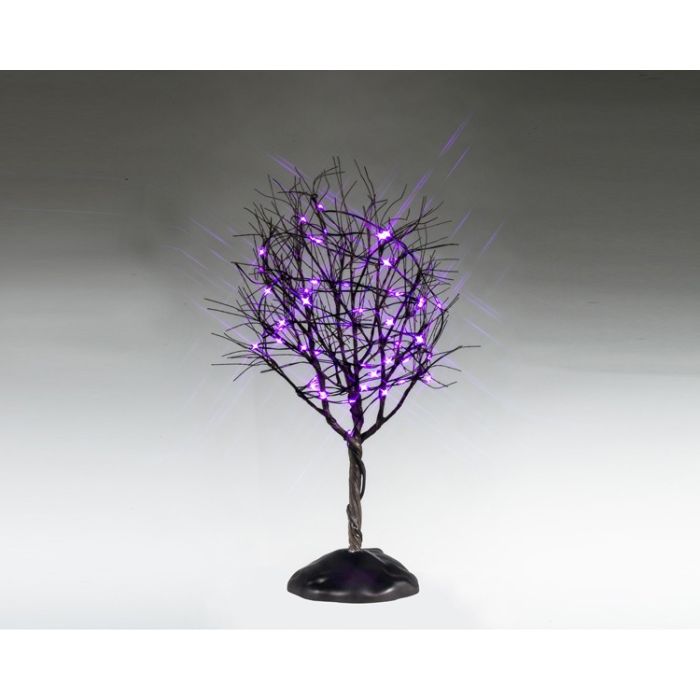 Dry Tree With Purple Lights