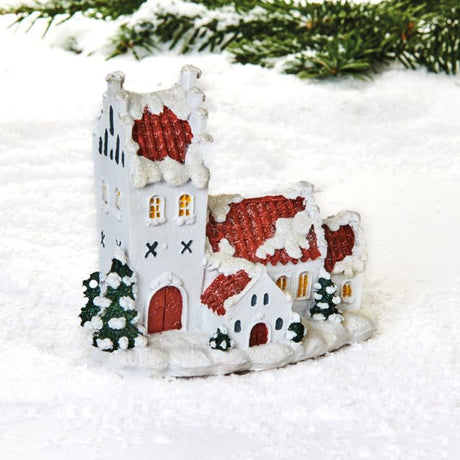 Landsbykirke uden lys