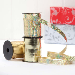 Guldfarvet gavebånd