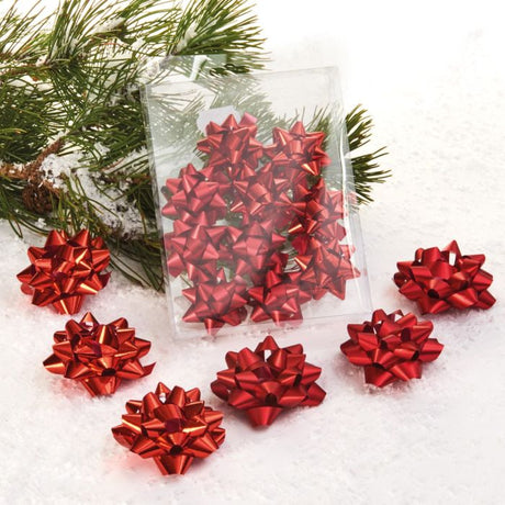 Røde stjerner 5 cm i diameter