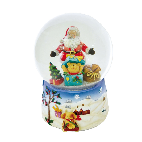 Julemand med bamse i æske