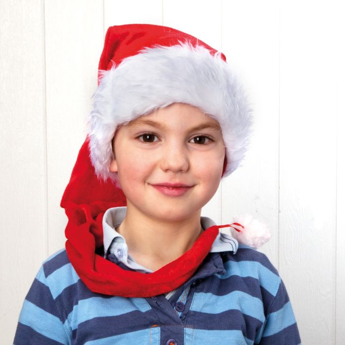 Santa hat with tassel for children