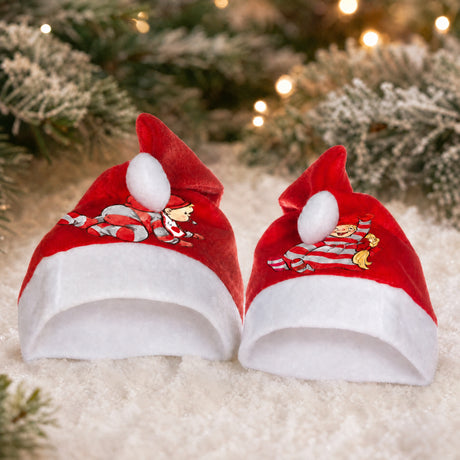 SANTA HAT WITH BABY ELF