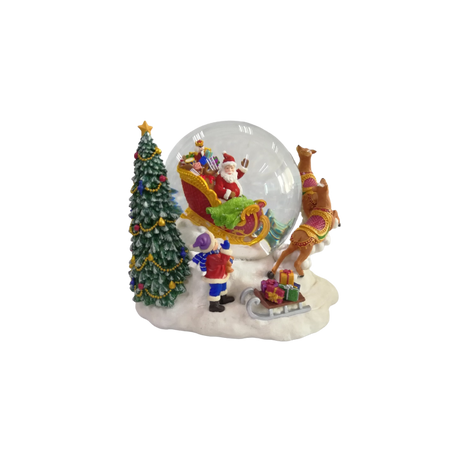 Julemanden på kanetur