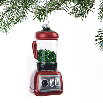 Blender Christmas ornament with glass Santa hat from Pobra