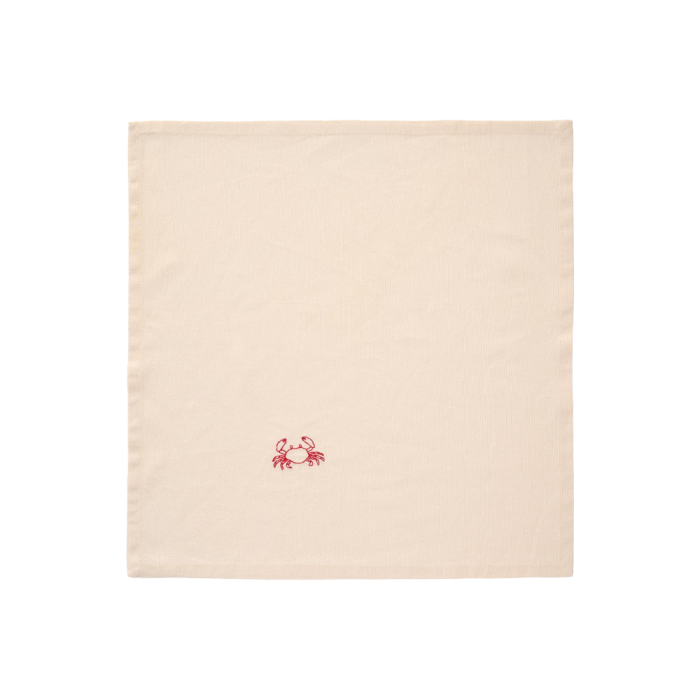 Ib Laursen Atlantis stofserviet med krabbe