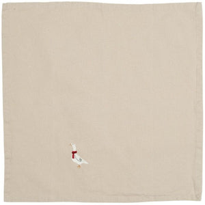 Stofserviet Tradition med julegås