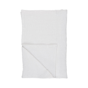 Hvidt Liseleje håndklæde 50x100 cm fra Ib Laursen