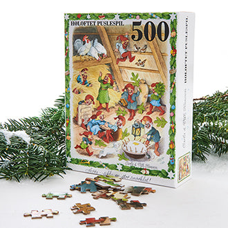 Vilhelm Hansen 500-piece puzzle with Christmas design