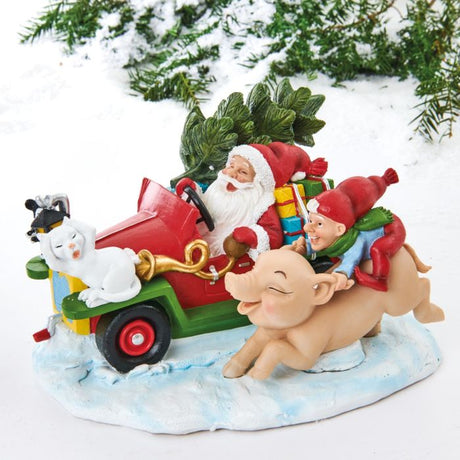 Julemanden på farten stor