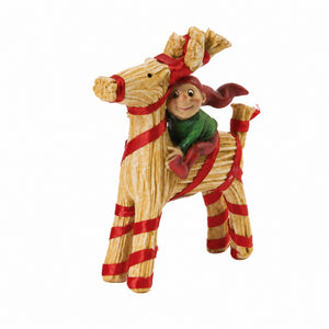 BRAMMING ELF WITH STRAW BUCK