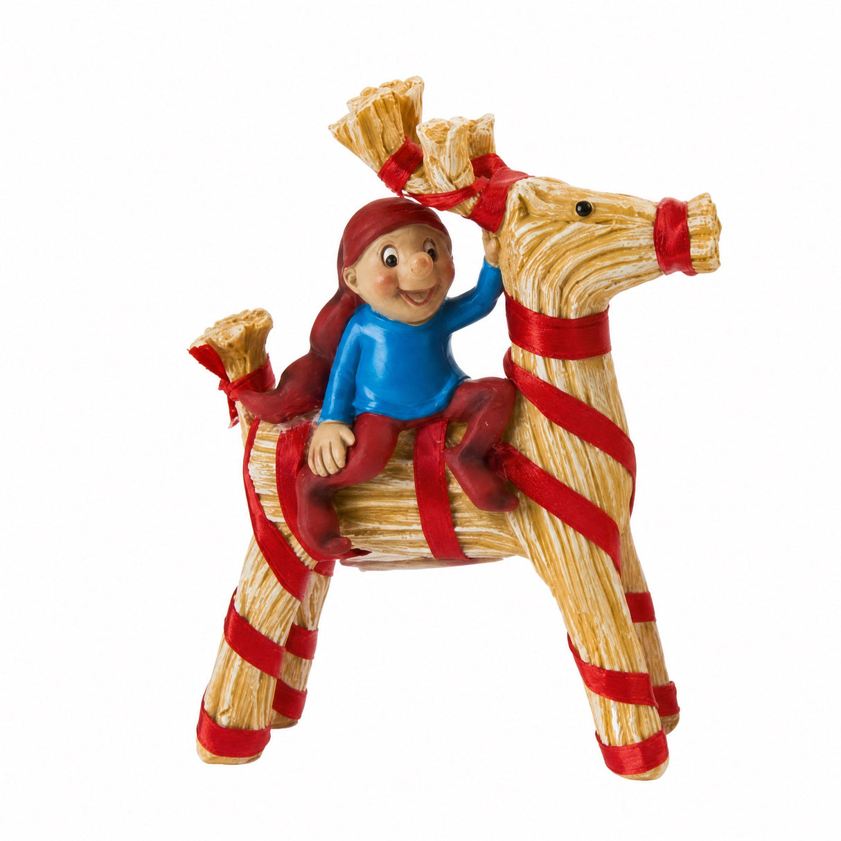 BRAMMING ELF WITH STRAW BUCK