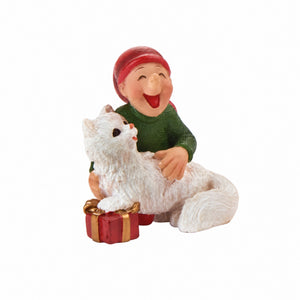 Bramming elf with cat