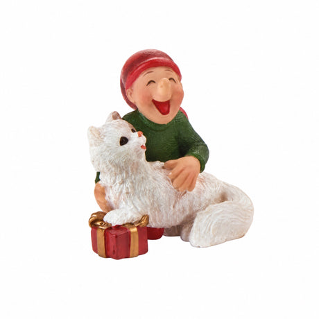 Bramming elf with cat