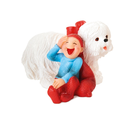 Bramming elf with dog