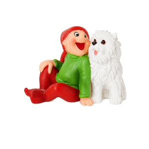 Bramming elf with dog
