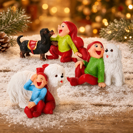 Bramming elf with dog