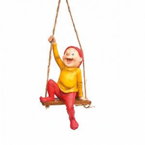 Large Bramming elf on a swing