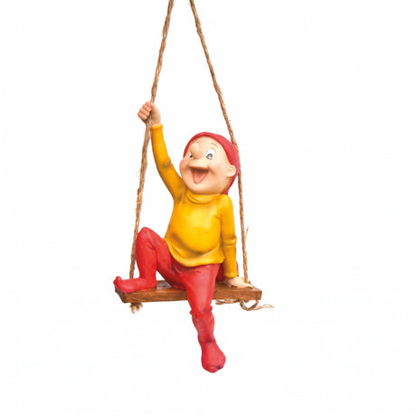 Large Bramming elf on a swing
