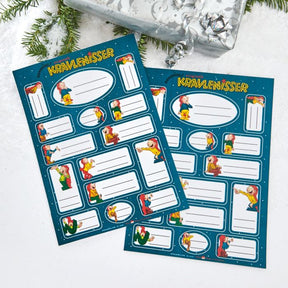 Klæbegavemærker Old Time design