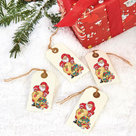 Manillamærker med julemænd