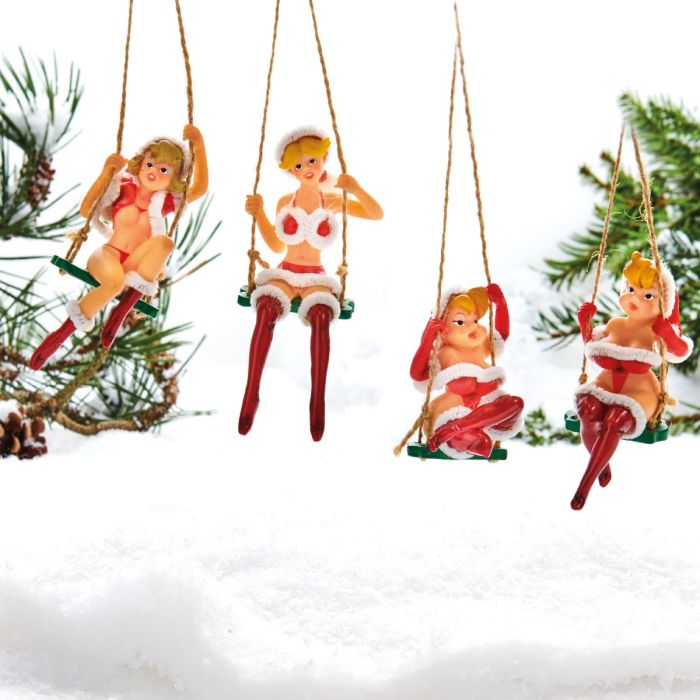 Julegodte på gynge