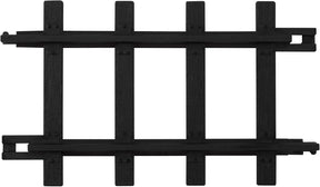 Lionel straight train track in black plastic