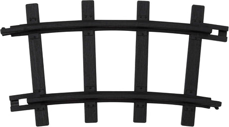 Lionel curved track in black plastic for ready-to-play trains