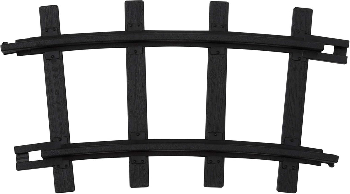 Curved black plastic track from Lionel for Ready-to-play train set