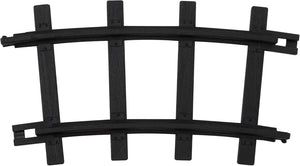 Curved black plastic track from Lionel for Ready-to-play train set