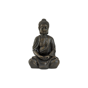 Buddha 31 cm høj brun