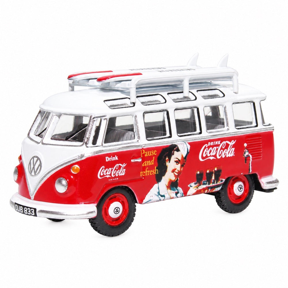 Coca Cola VW T1 rye bread with surfboards
