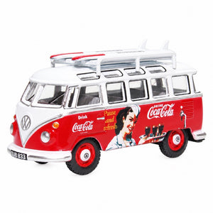 Coca Cola VW T1 rye bread with surfboards