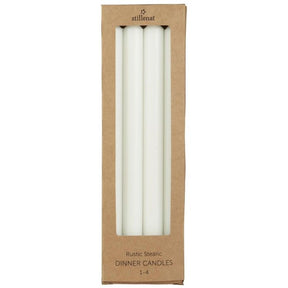 Adventlys hvide m/4 kronelys præget tal 1-4