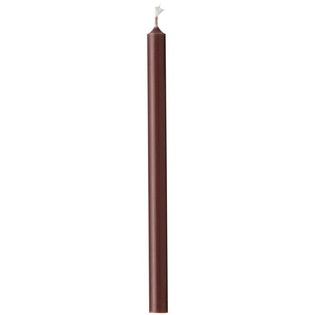 Chocolate brown candle from Ib Laursen