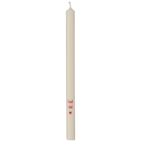 Candles with 'Merry Christmas' from Ib Laursen