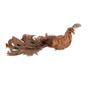 Påfugl guldfarvet