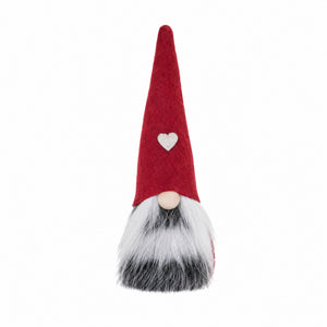 Santa gnome with heart hat